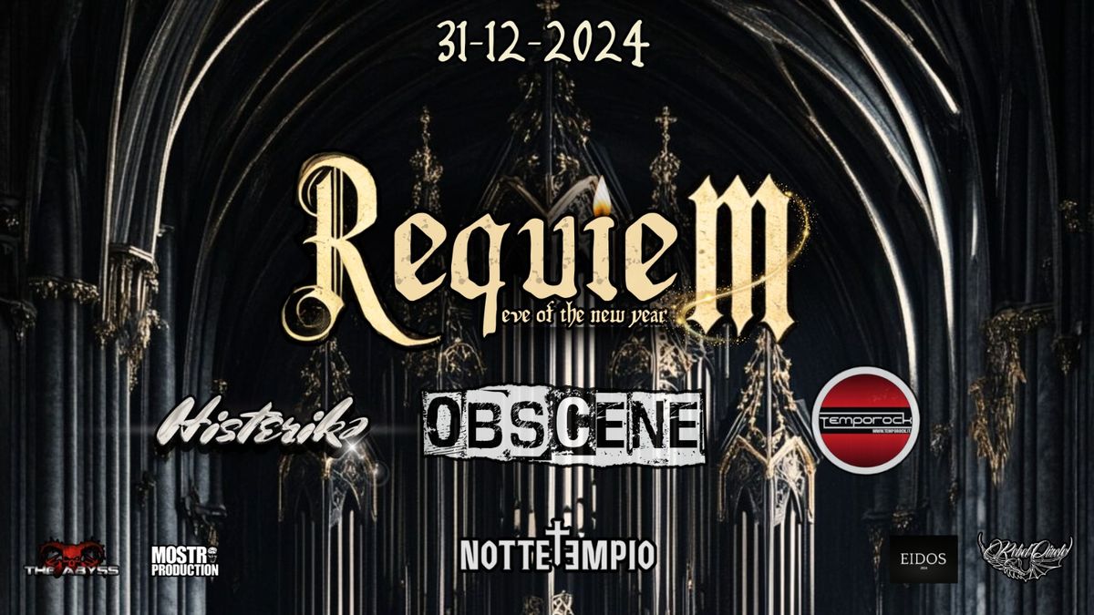 REQUIEM : Obscene vs Histerik\u0259 vs Temporock.  Eve of the new year party