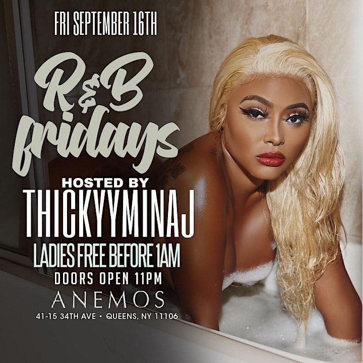 R&B FRIDAYS (Every Friday) ANEMOS, Anemos, Queens, 14 October to 15