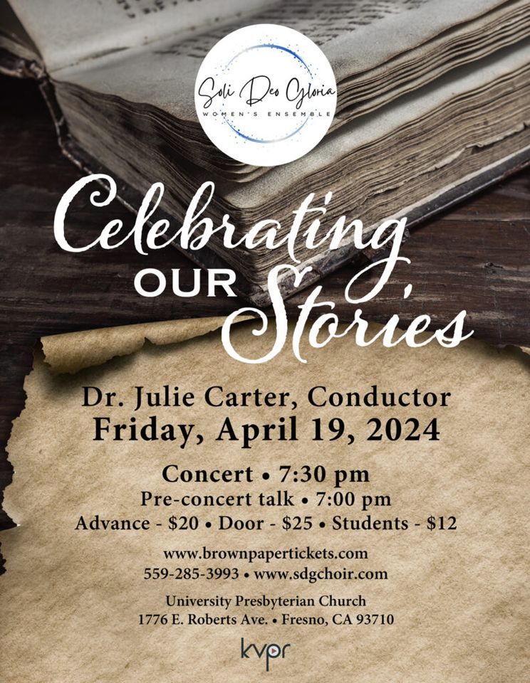 Soli Deo Gloria presents Celebrating our Stories