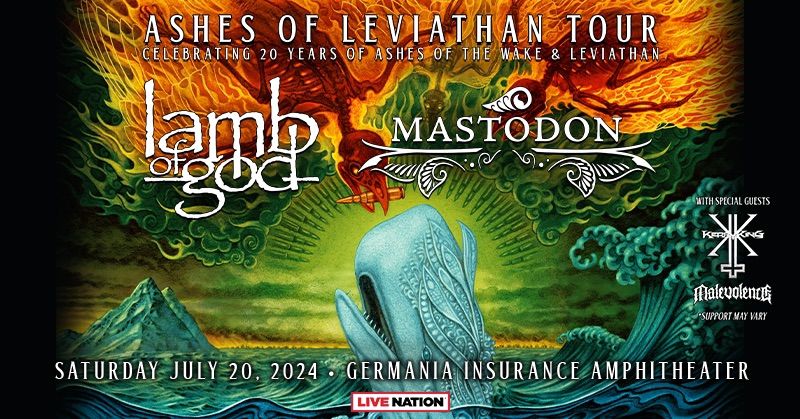 Lamb Of God & Mastodon: ASHES OF LEVIATHAN TOUR