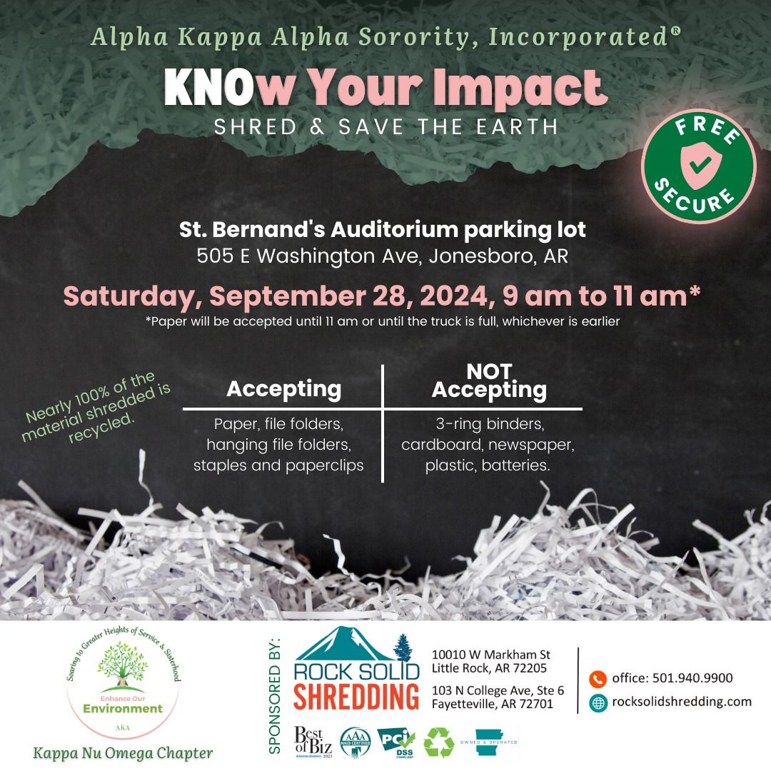 KNOw Your Impact: Shred & Save the Earth