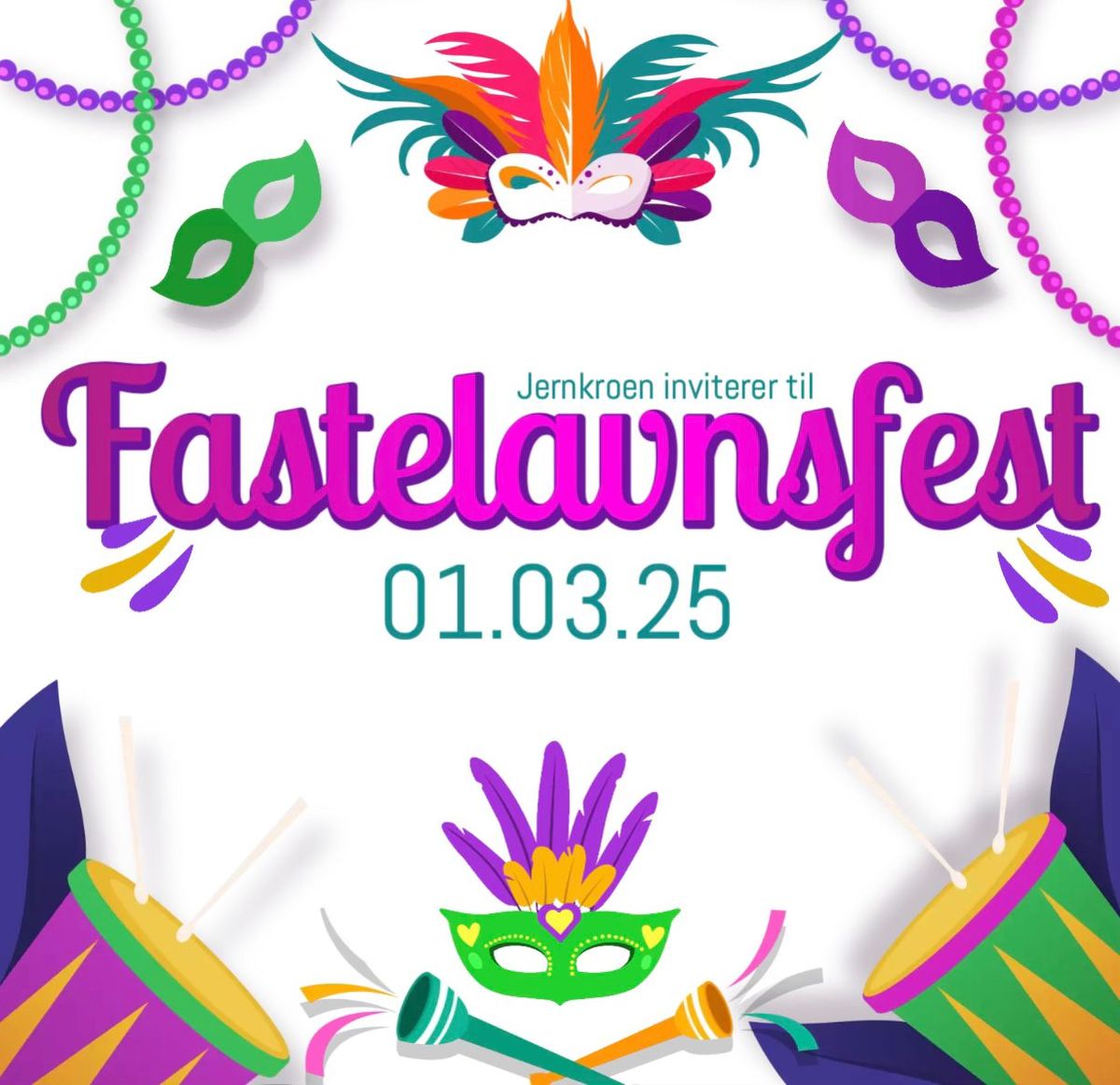 Fastelavnsfest p\u00e5 Jernkroen