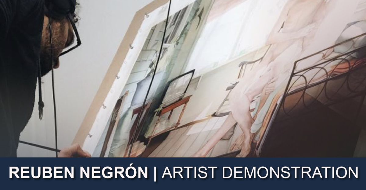 REUBEN NEGRON : Light & Dimensionality In Watercolor | Artist Demonstration