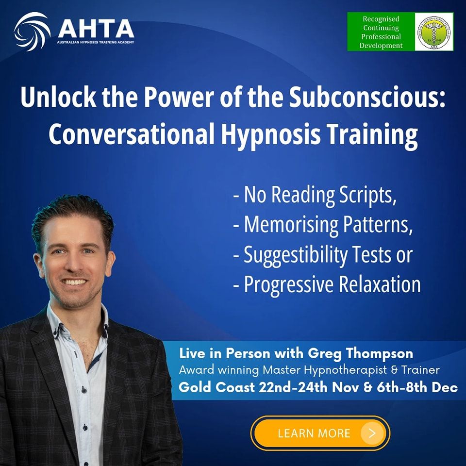 Foundations of Conversational Hypnosis Certification - 6 day Face to Face Training