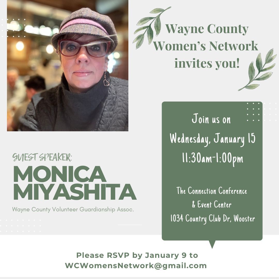 Wayne County Women\u2019s Network January Meeting: Monica Miyashita 