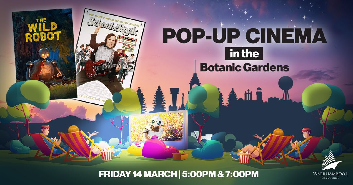 Pop-up Cinema in the Botanic Gardens