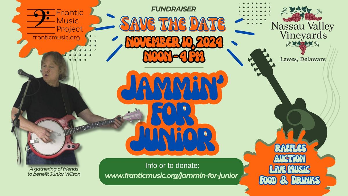 Jammin' for Junior Fundraiser - SAVE THE DATE