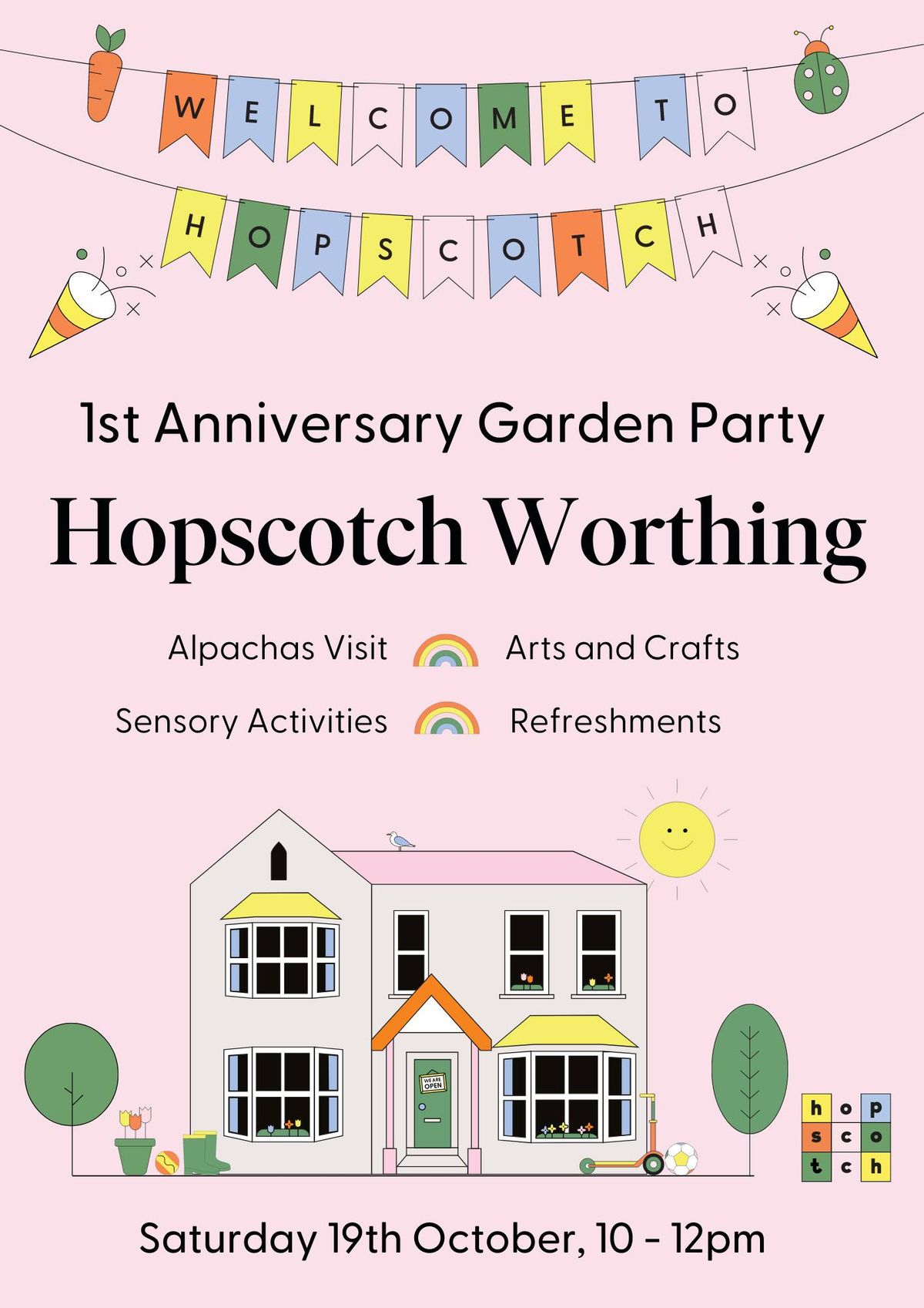 Hopscotch Worthing 1st Anniversary Garden Party