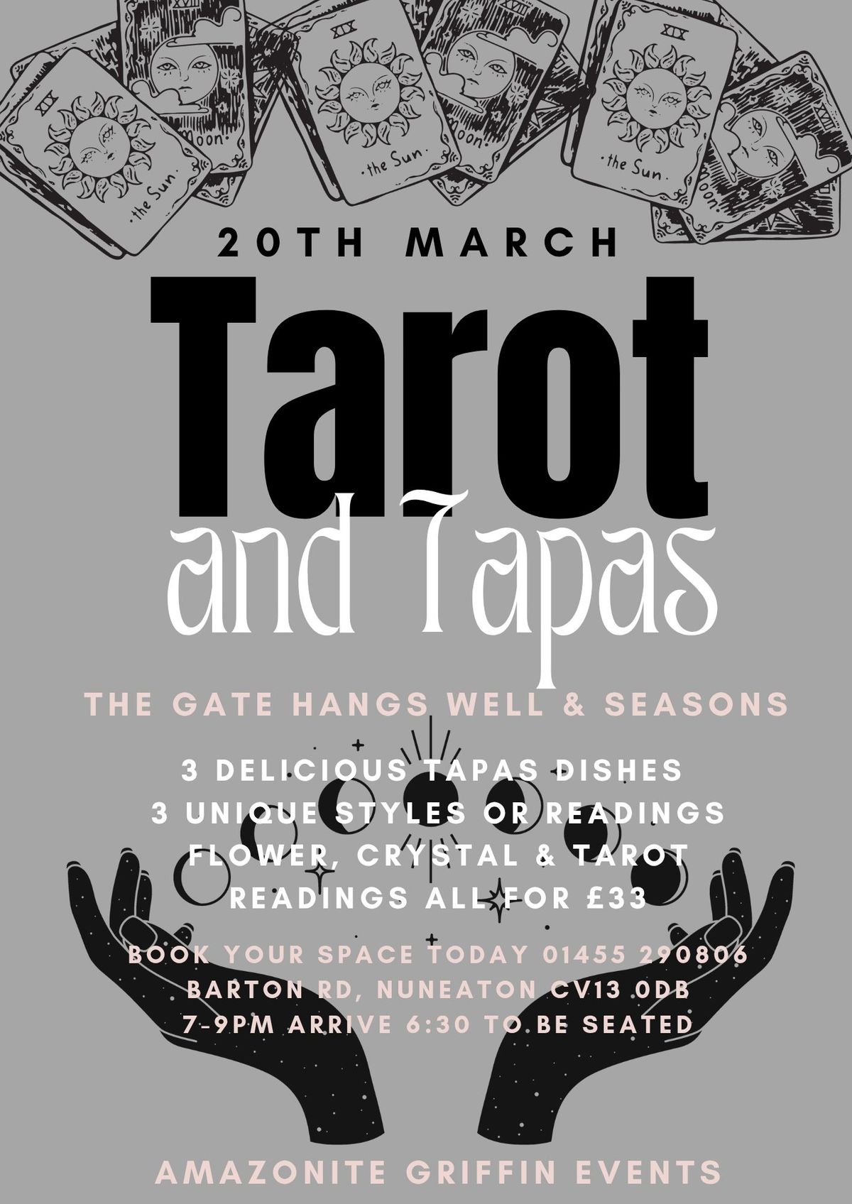 Tarot & Tapas @The Gates Hangs Well & Seasons 