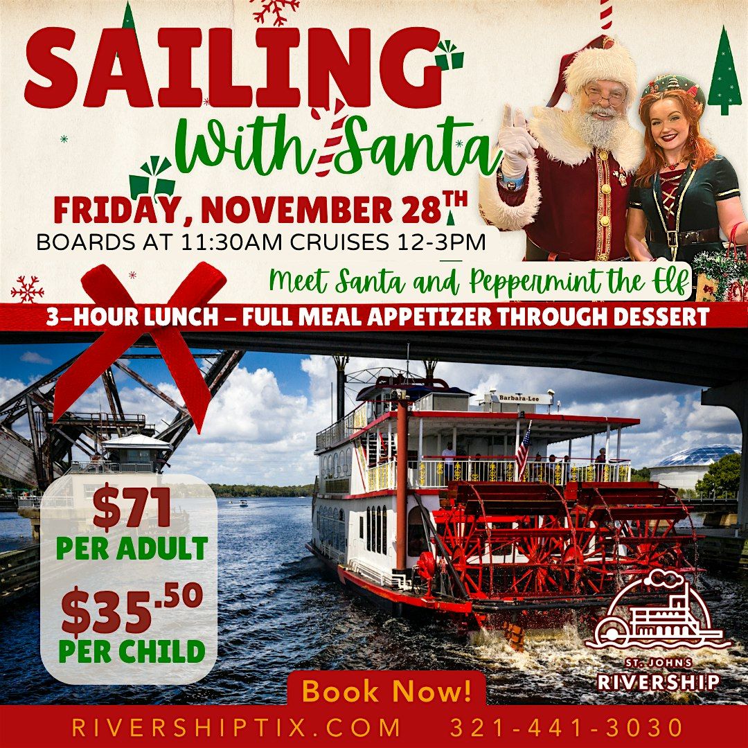Sailing with Santa Lunch Cruise Aboard the Barbara Lee