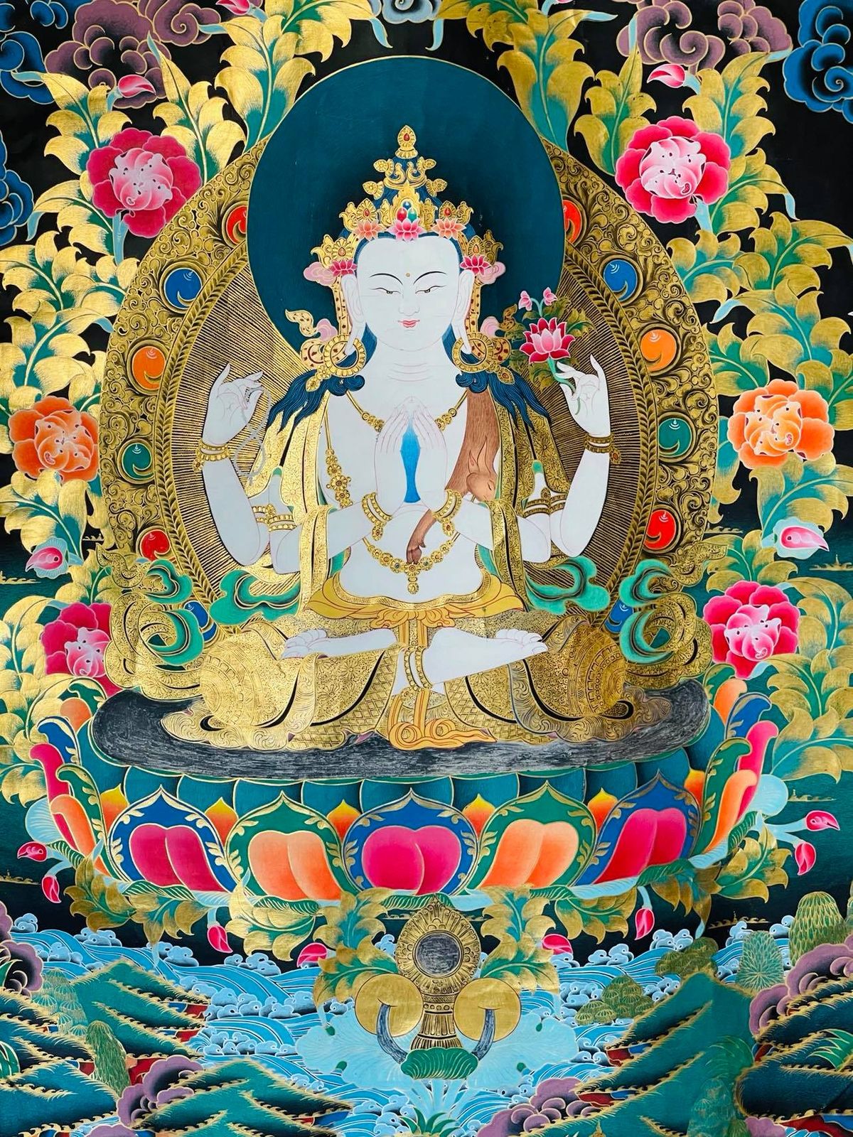 Avalokiteshvara meditation with lama Drupon Sangyas