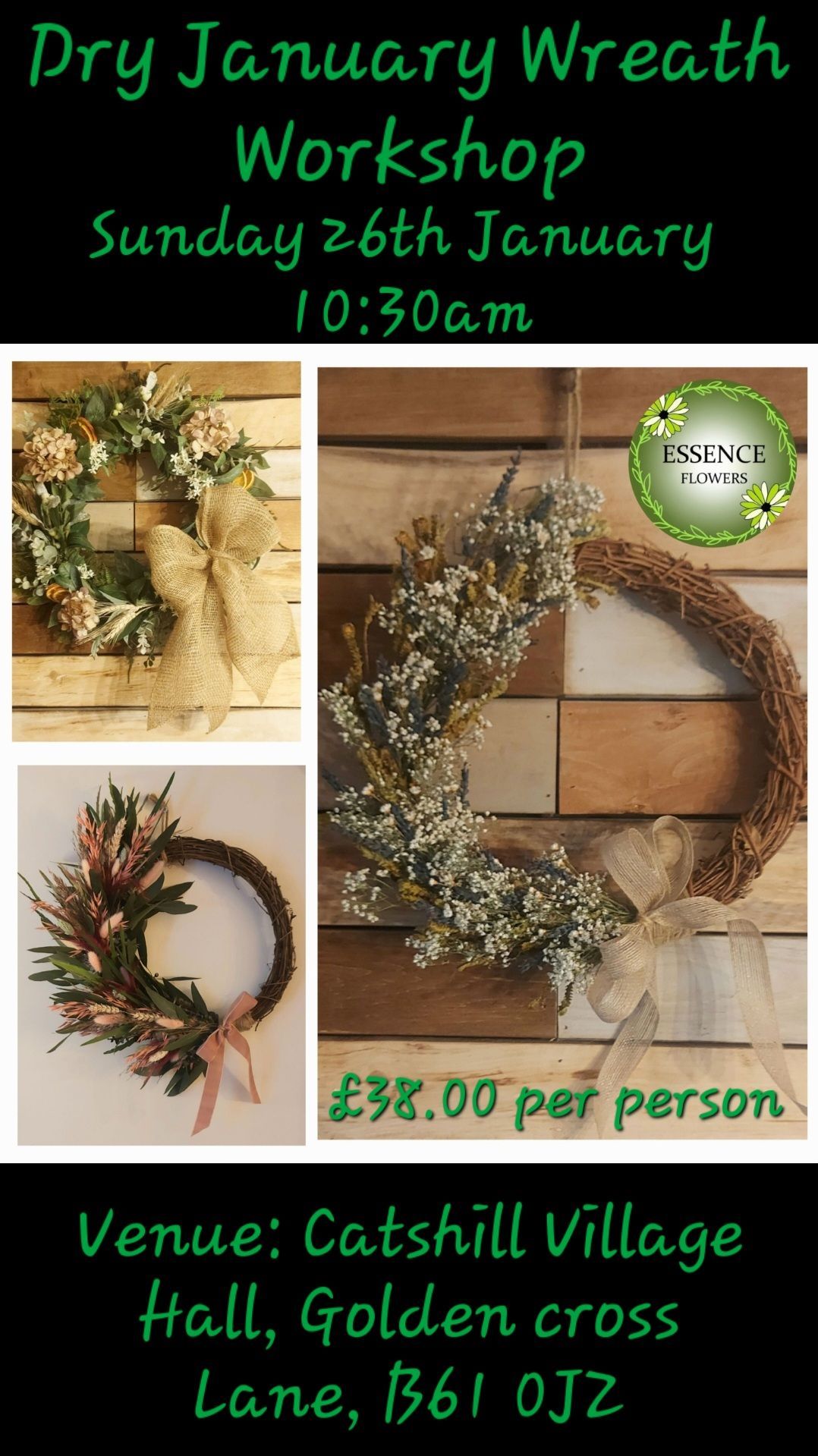 Dry January Wreath Workshop