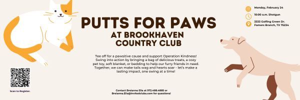 Putts for Paws at Brookhaven Country Club 