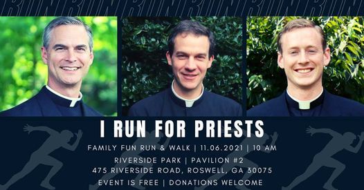 I Run For Priests Riverside Park Roswell 6 November 21