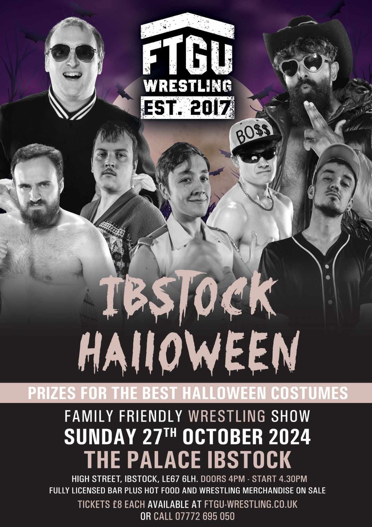 FTGU Wrestling Ibstock Halloween Special Sunday 27th October 