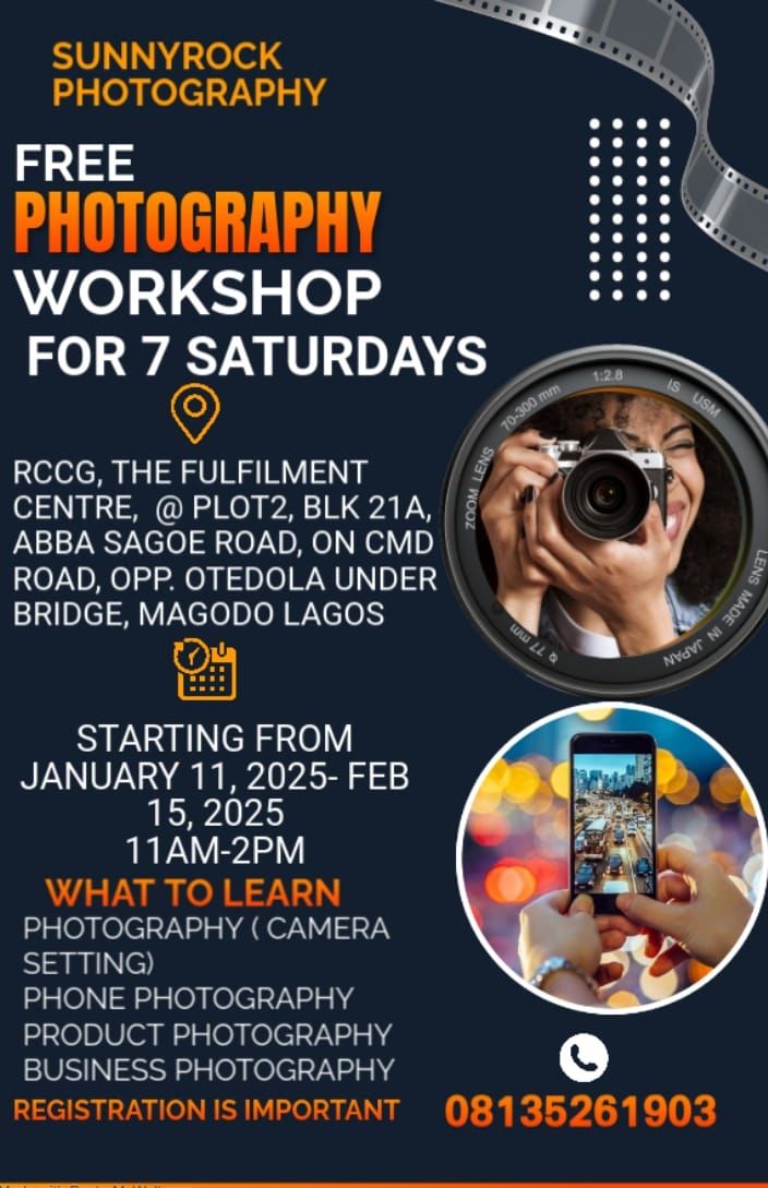 Free Photography Workshop 