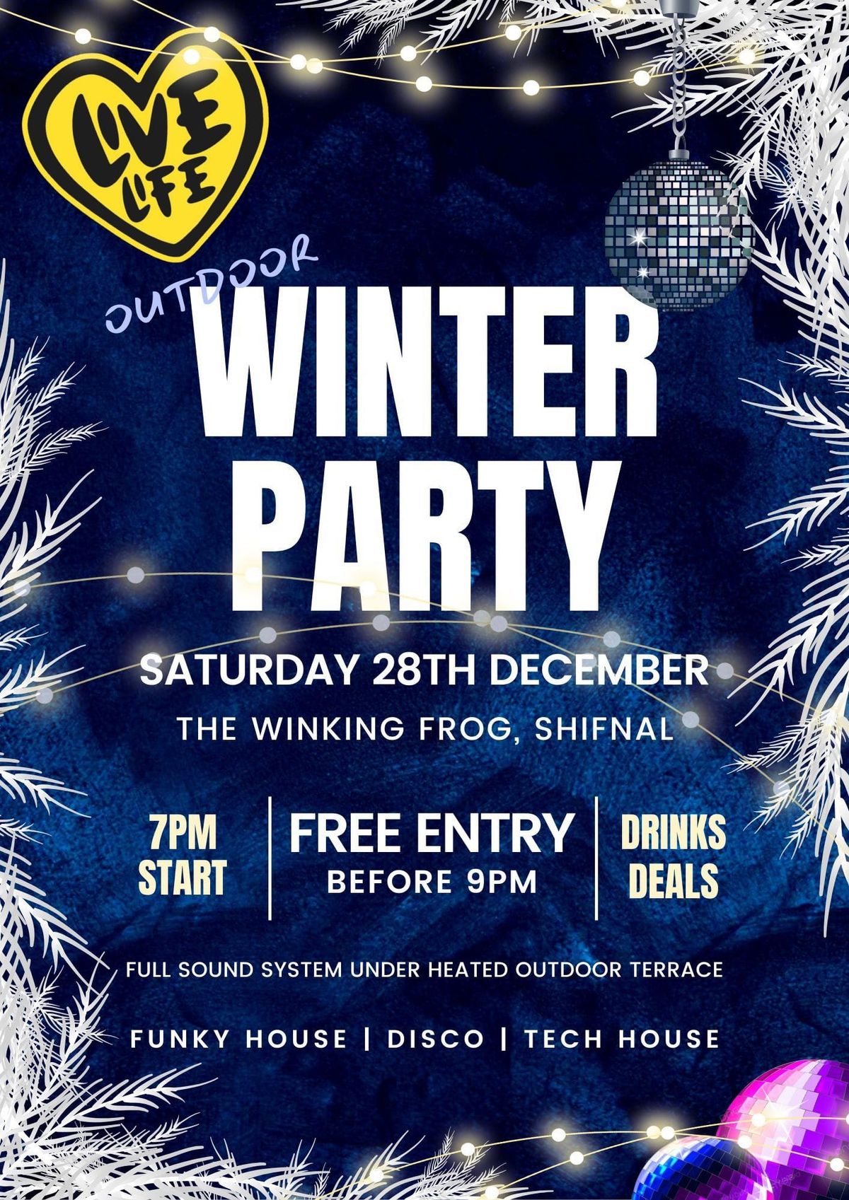 Live Life presents Outside Winter Party