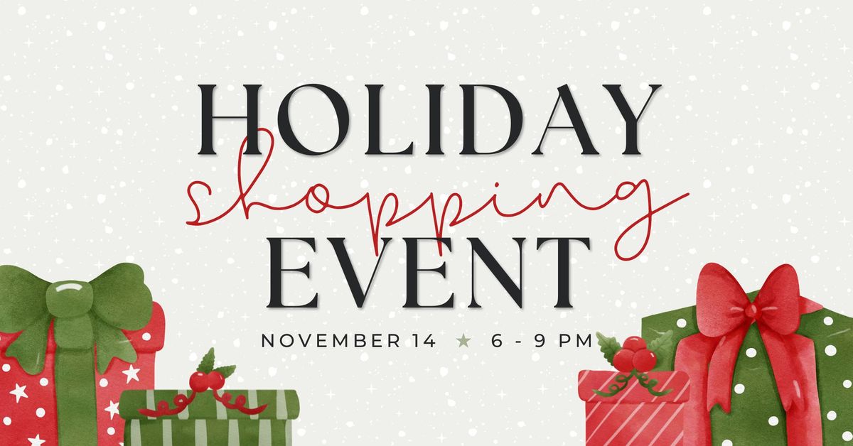 Holiday Shopping Event