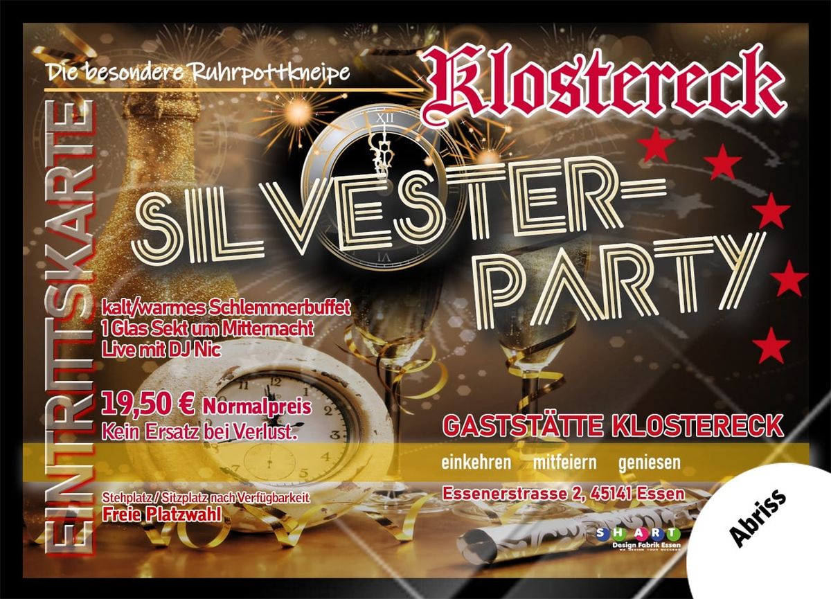 Silvester Party im Klostereck