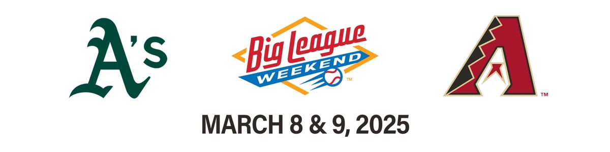 Big League Weekend - Arizona Diamondbacks vs Athletics at Las Vegas Ballpark