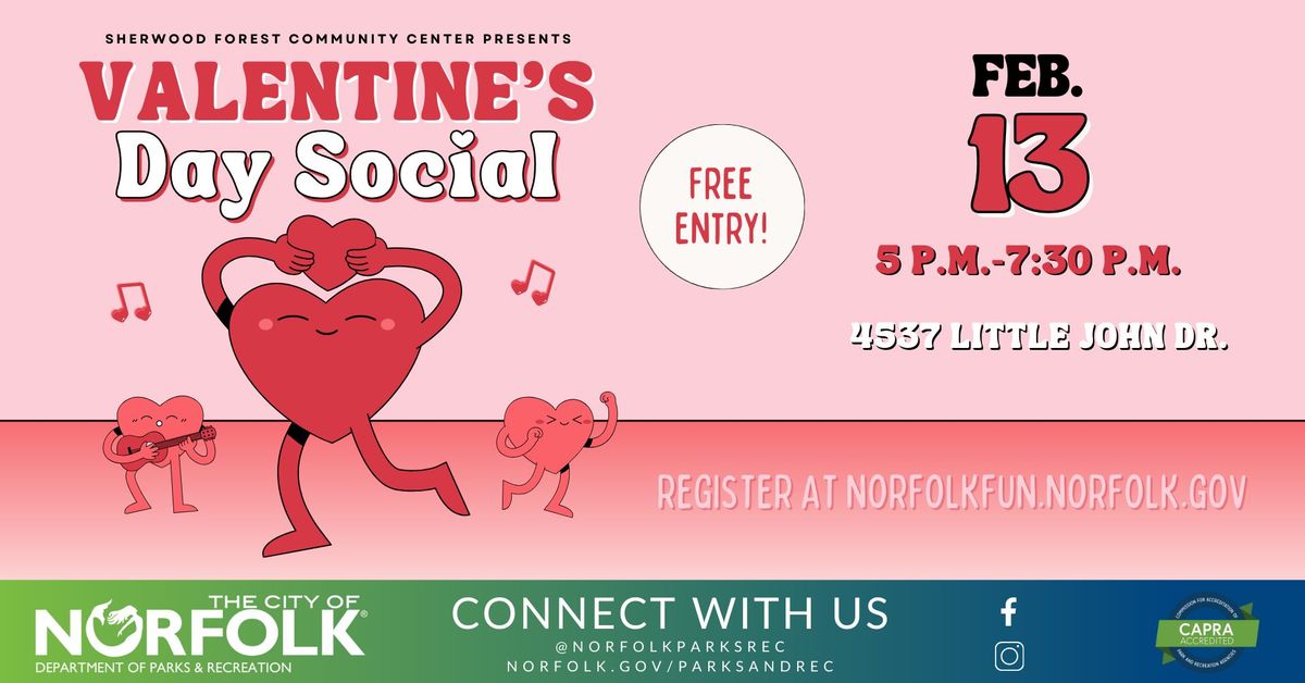 Valentine's Day Social at Sherwood Forest