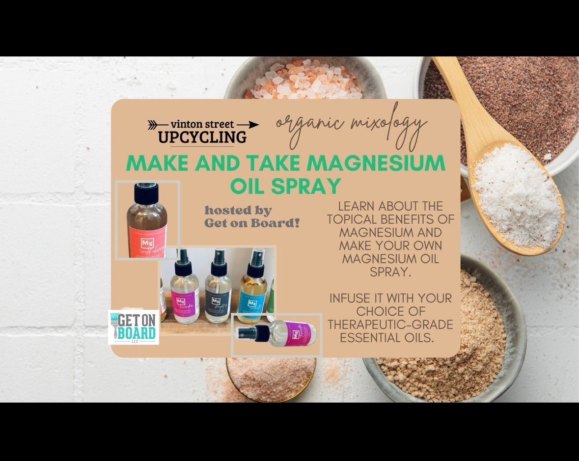 Magnesium Oil Spray make and Take Class