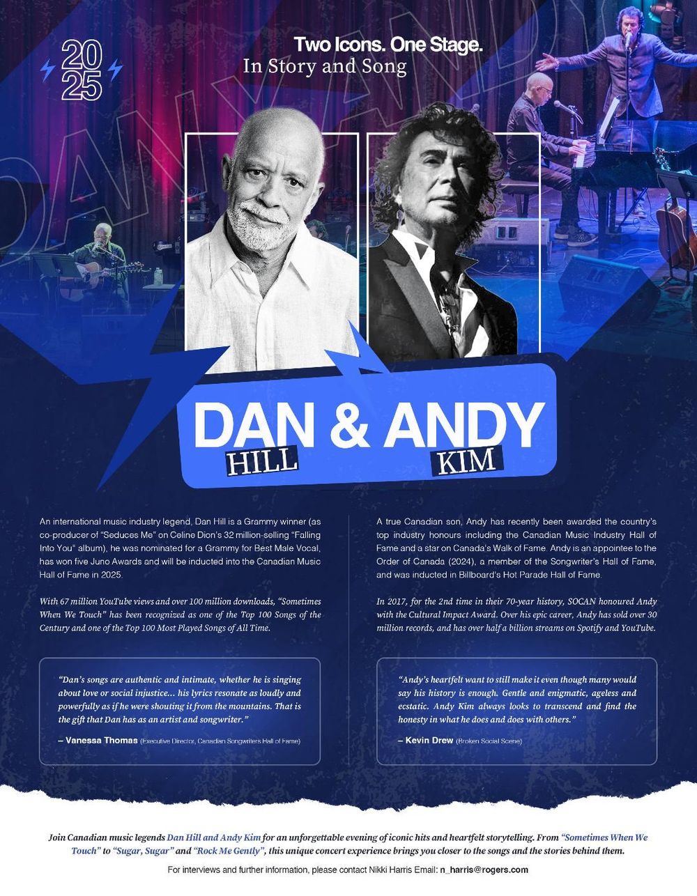 Dan Hill and Andy Kim at Aeolian Hall