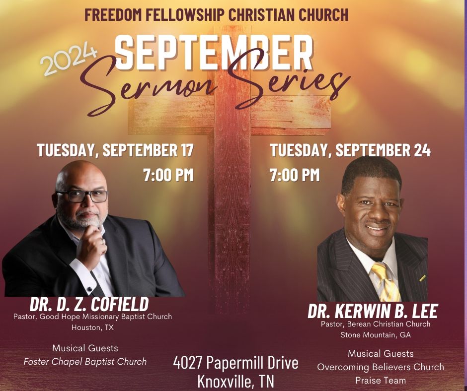 FFCC September Sermon Series