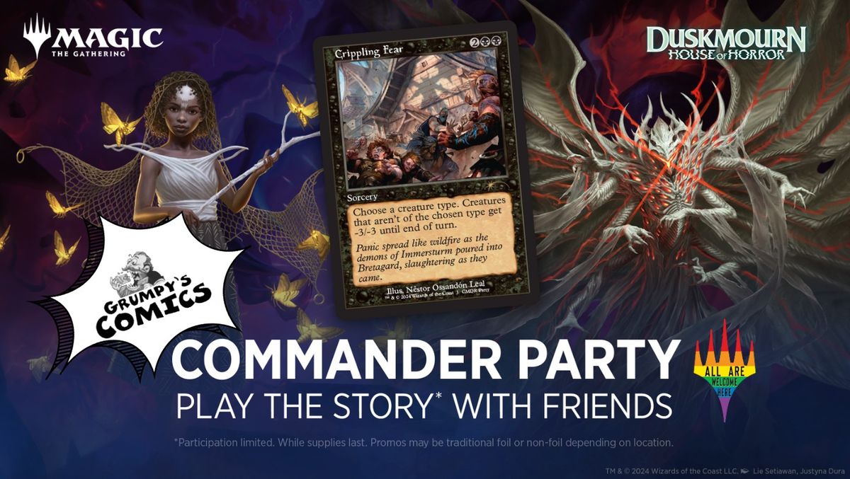  Grumpy's Duskmourn House of Horrors Commander Party!