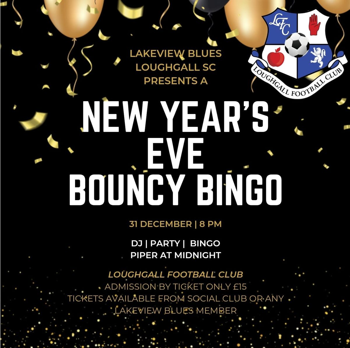 New Year's Eve Bouncy Bingo Event