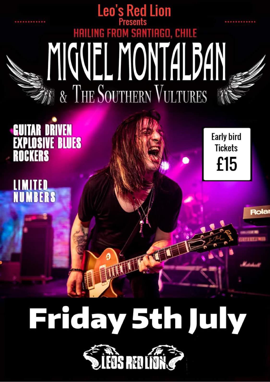 Miguel Montalban & the Southern Vultures - Live at Leos Red Lion, Gravesend, Putney