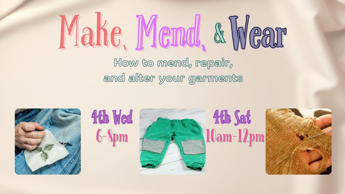 Sewing & Mending Class