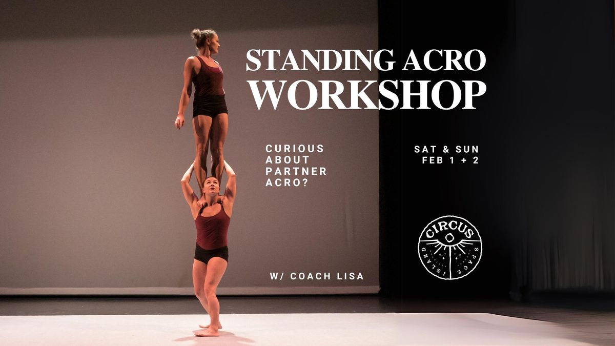 Beginner Standing Acro Workshop Weekend