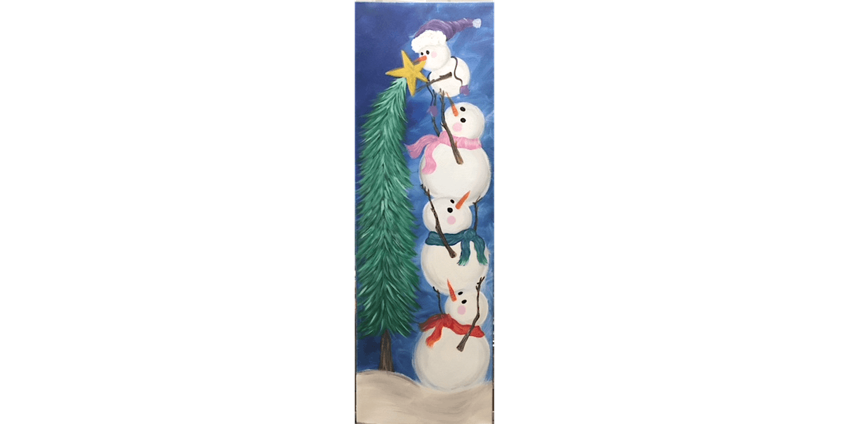 Snowman Tree Toppers - Paint and Sip in Sacramento | Classpop!\u2122