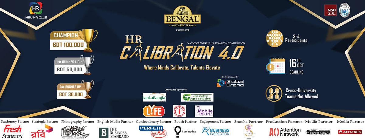 Phase 3 of BENGAL TEA presents \u201cHR CALIBRATION 4.0\u201d, co-sponsored by GLOBAL BRAND PLC