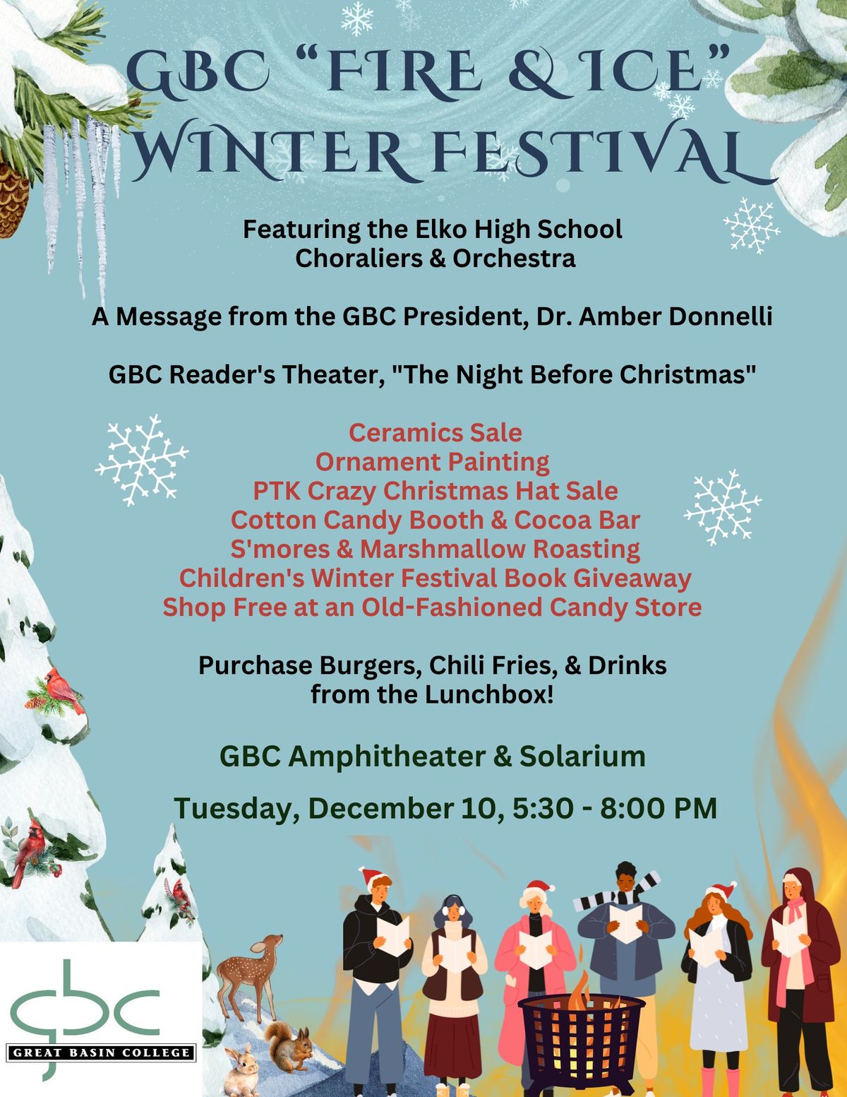 Great Basin College "Fire & Ice" Winter Festival