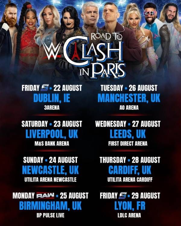 WWE Live - Road to Clash in Paris at First Direct Arena - Leeds
