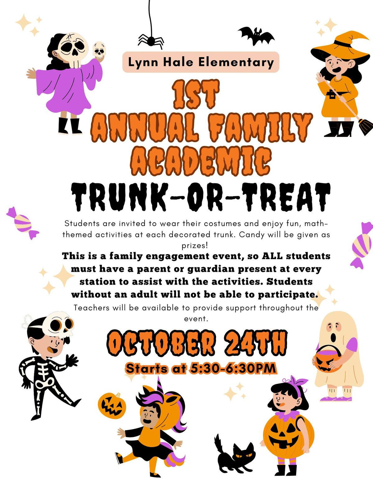 1ST ANNUAL FAMILY ACADEMIC TRUNK-OR-TREAT