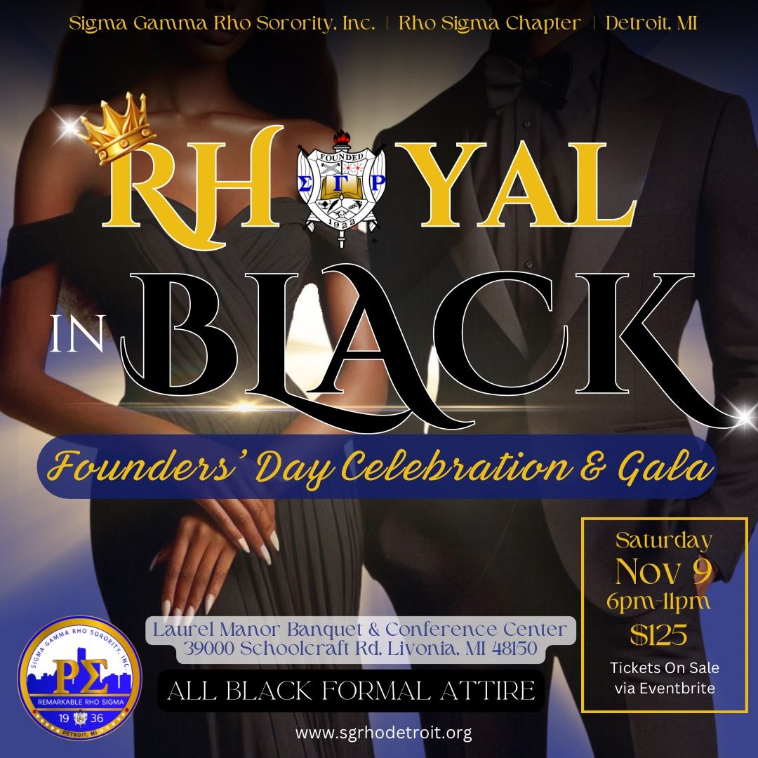 Rhoyal in Black: Founders\u2019 Day Gala