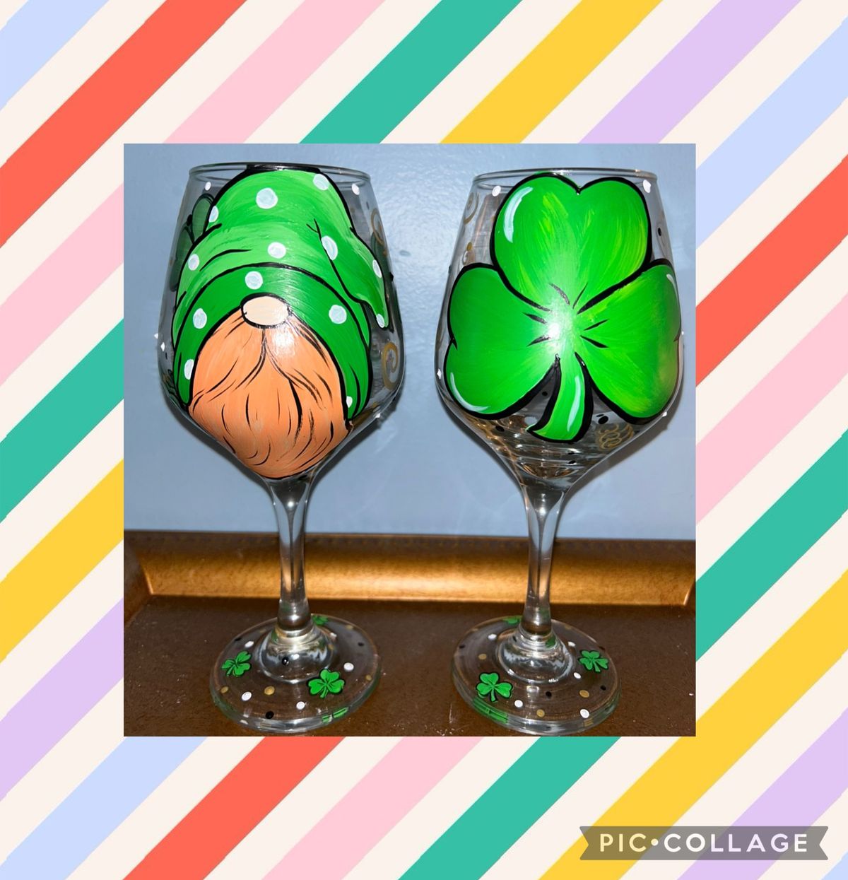 Gnomes and Shamrocks Paint Day and Pizza-Bella Mia 