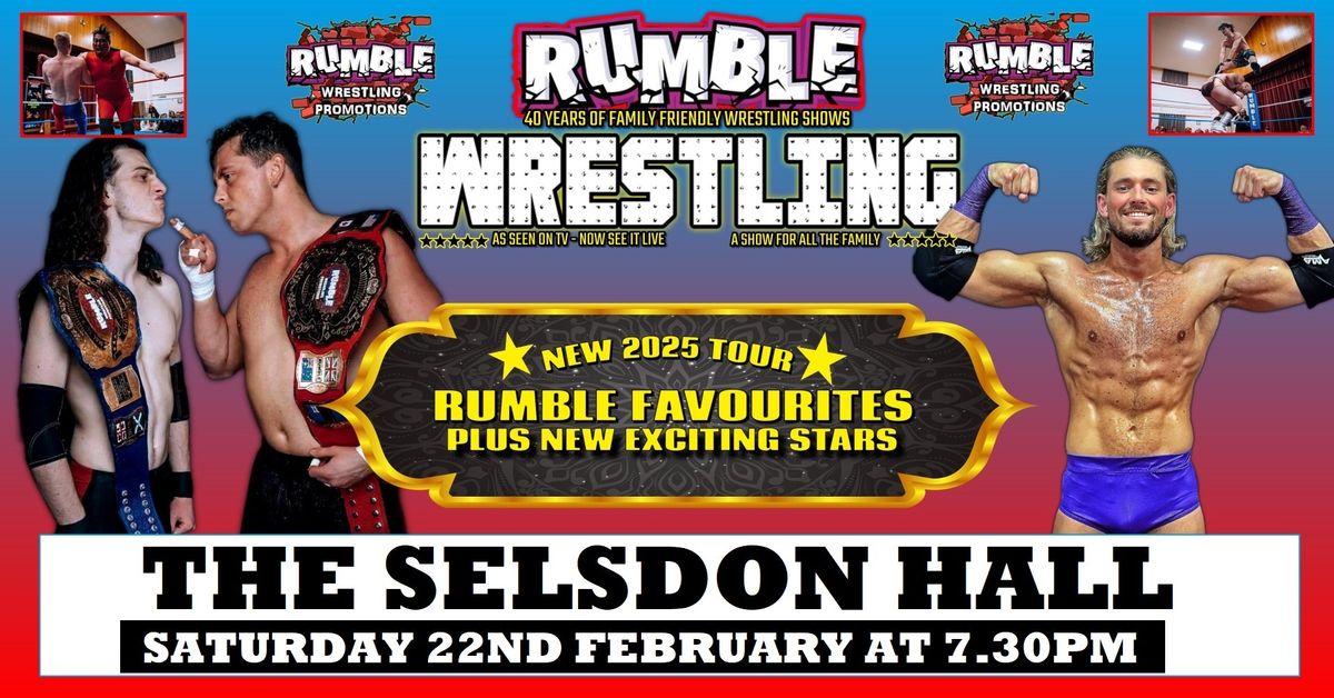 Rumble Wrestling 2025 Tour Comes to Croydon