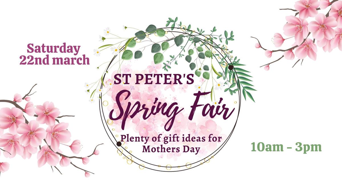 St Peter's Spring Craft Fair 