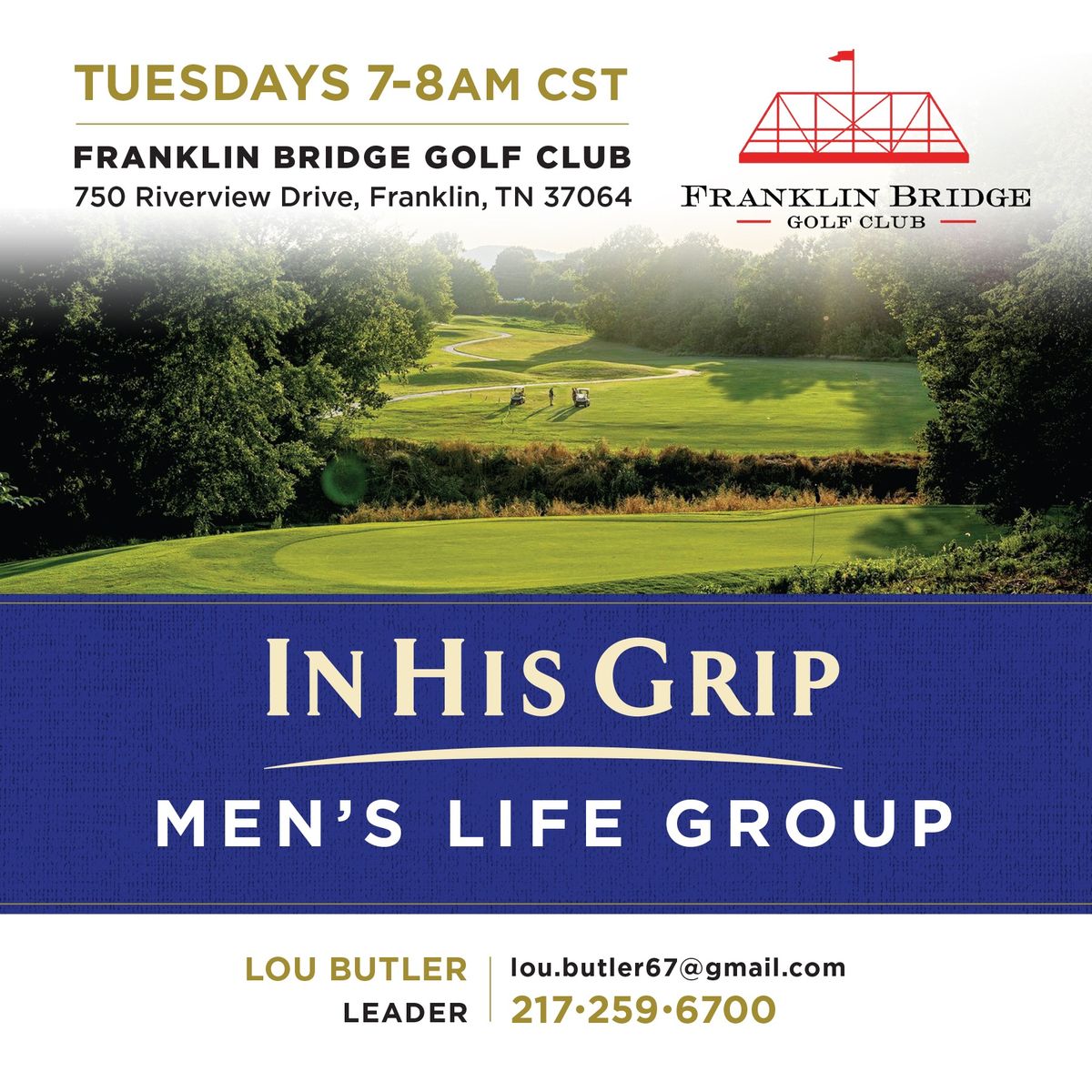 In His Grip Men's Life Group