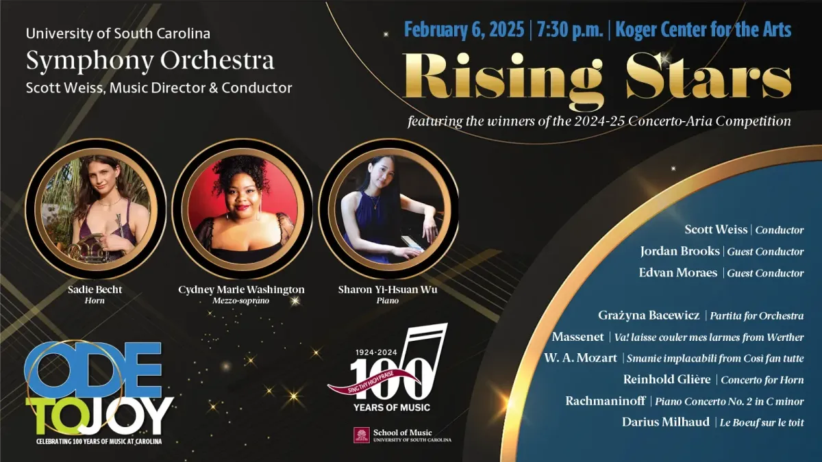 USC Symphony - Rising Stars at Koger Center for the Arts