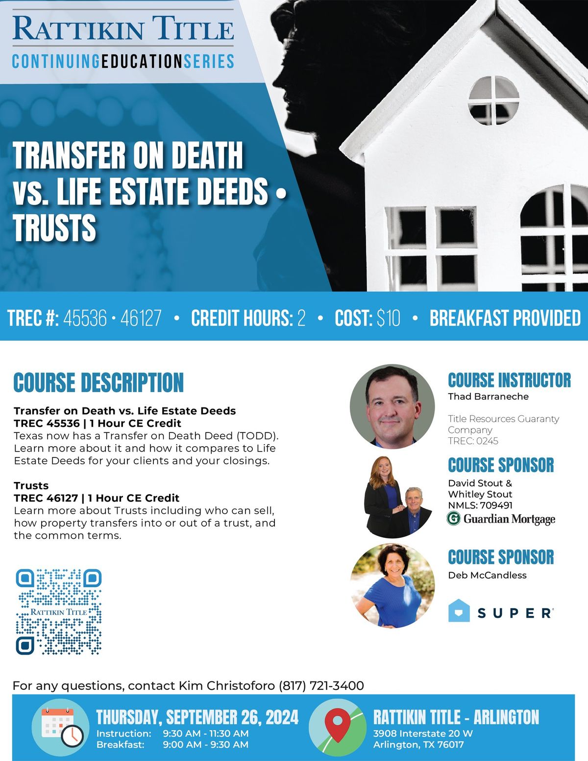 Transfer on Death vs. Life Estate Deeds \u2022 Trusts