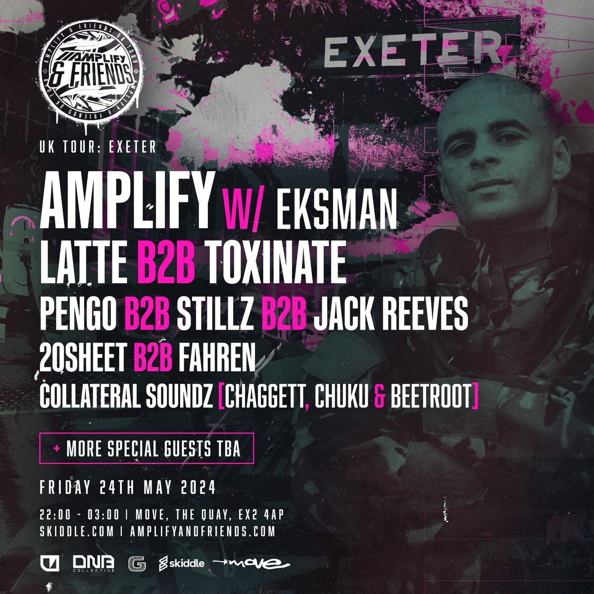 AMPLIFY & Friends UK Tour @ Move, Exeter