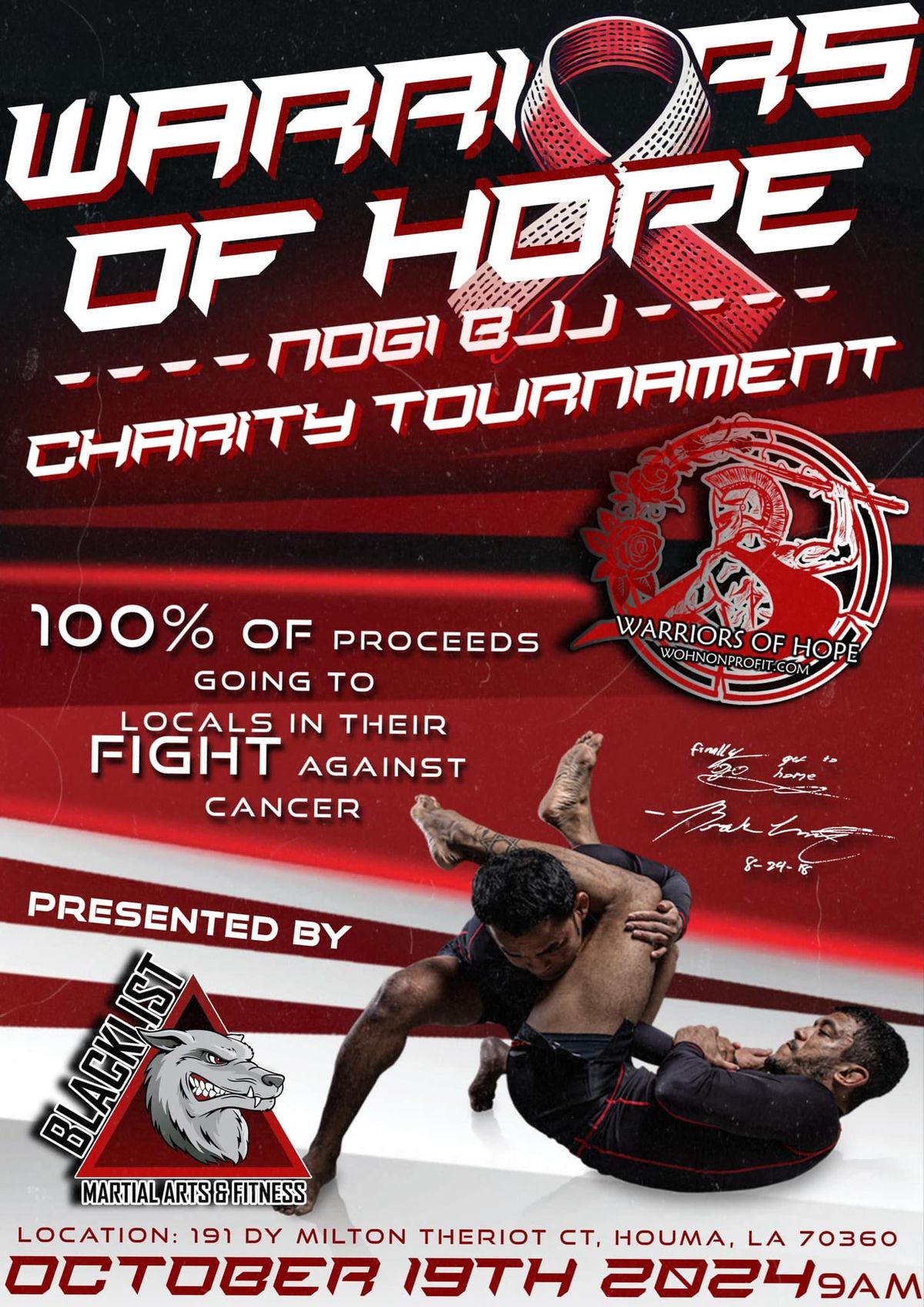 Warriors of Hope Charity Nogi BJJ Tournament 