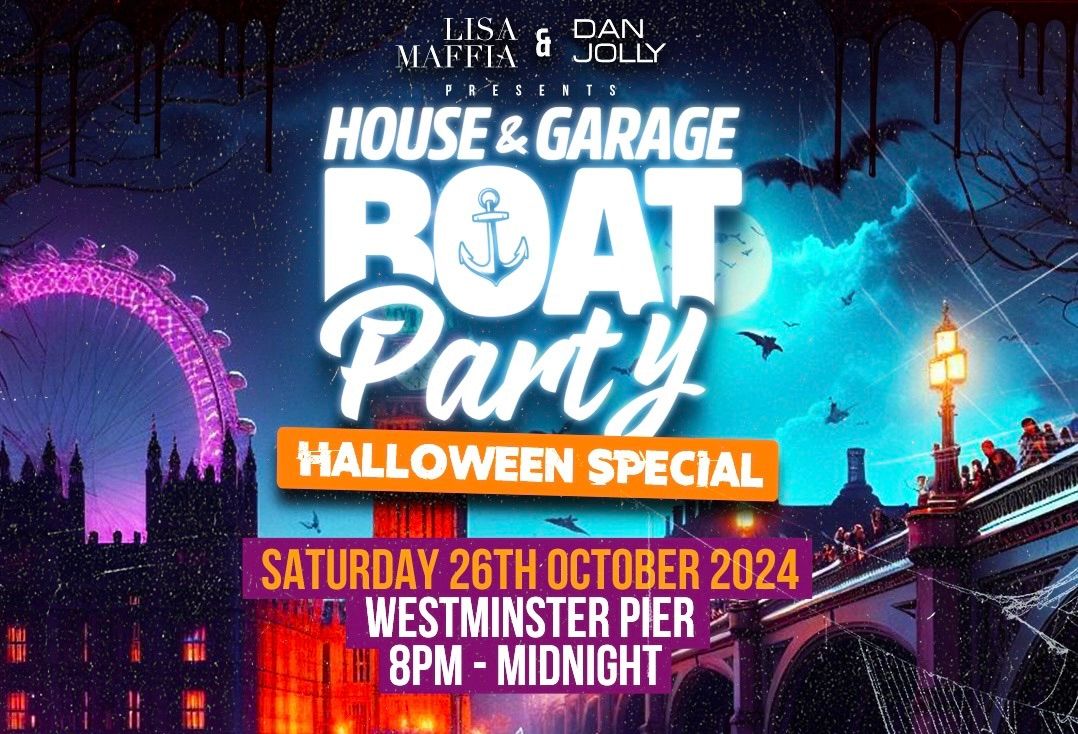 UK Garage Halloween Boat Party