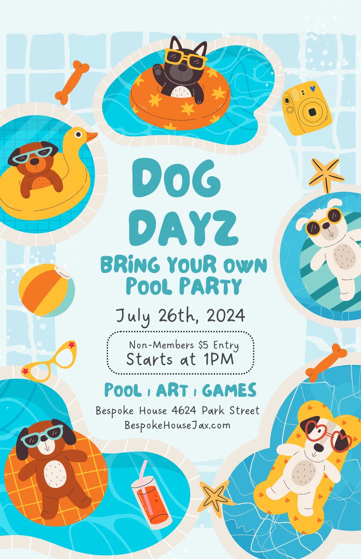 Dog Dayz Bring Your Own Pool Party
