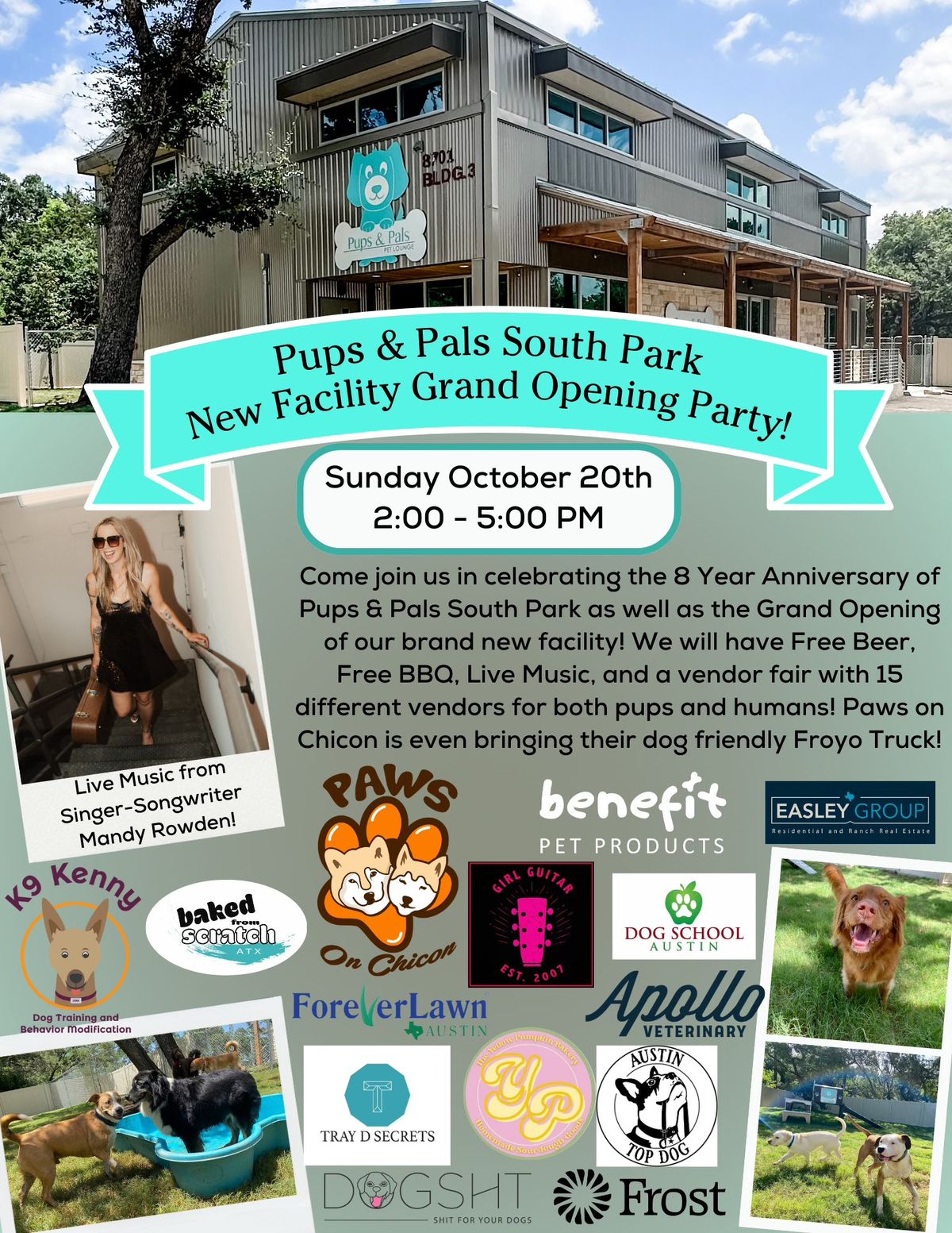 Pups & Pals South Park New Facility Grand Opening Event